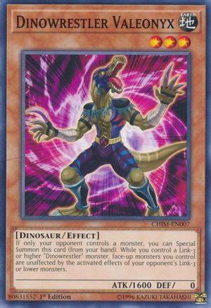 Dinowrestler Valeonyx (CHIM-EN007) - Chaos Impact Unlimited Chaos Impact Yugioh Single  Squirtle Squad Card Shop.