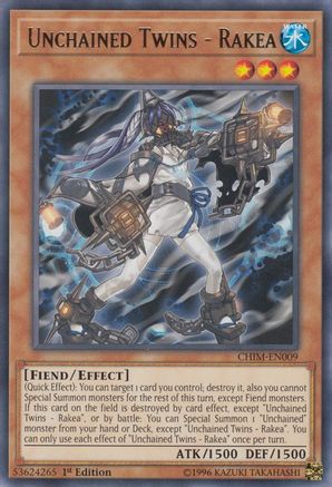 Unchained Twins - Rakea (CHIM-EN009) - Chaos Impact Unlimited Chaos Impact Yugioh Single  Squirtle Squad Card Shop.