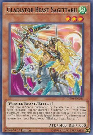 Gladiator Beast Sagittarii (CHIM-EN011) - Chaos Impact 1st Edition Chaos Impact Yugioh Single  Squirtle Squad Card Shop.