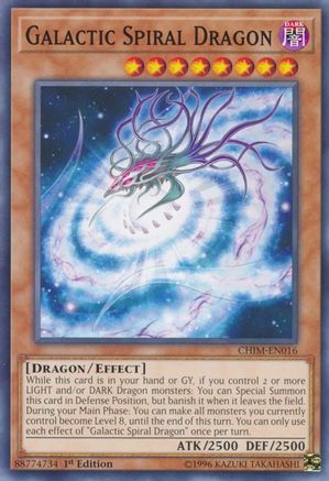 Galactic Spiral Dragon (CHIM-EN016) - Chaos Impact Unlimited Chaos Impact Yugioh Single  Squirtle Squad Card Shop.