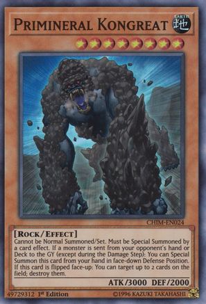Primineral Kongreat (CHIM-EN024) - Chaos Impact Unlimited Chaos Impact Yugioh Single  Squirtle Squad Card Shop.