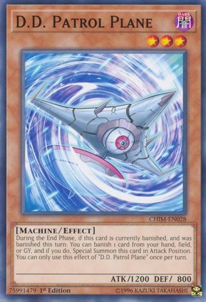 D.D. Patrol Plane (CHIM-EN028) - Chaos Impact Unlimited Chaos Impact Yugioh Single  Squirtle Squad Card Shop.