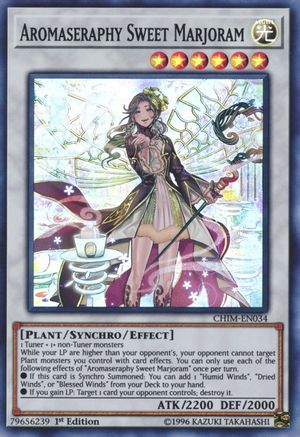 Aromaseraphy Sweet Marjoram (CHIM-EN034) - Chaos Impact Unlimited Chaos Impact Yugioh Single  Squirtle Squad Card Shop.
