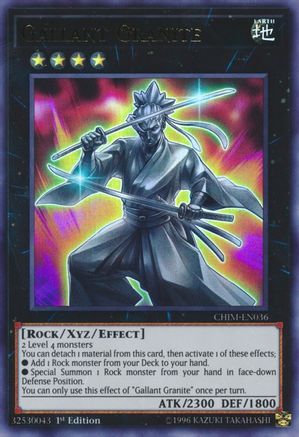 Gallant Granite (CHIM-EN036) - Chaos Impact 1st Edition Chaos Impact Yugioh Single  Squirtle Squad Card Shop.