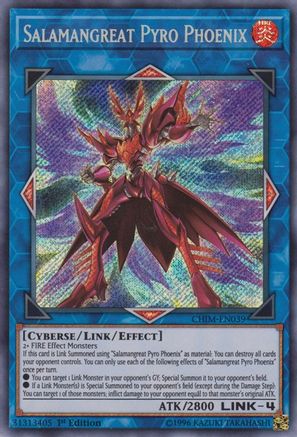 Salamangreat Pyro Phoenix (CHIM-EN039) - Chaos Impact 1st Edition Chaos Impact Yugioh Single  Squirtle Squad Card Shop.