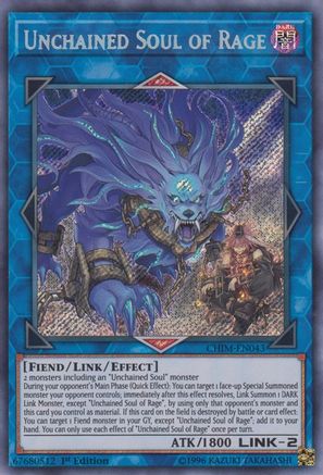 Unchained Soul of Rage (CHIM-EN043) - Chaos Impact 1st Edition Chaos Impact Yugioh Single  Squirtle Squad Card Shop.