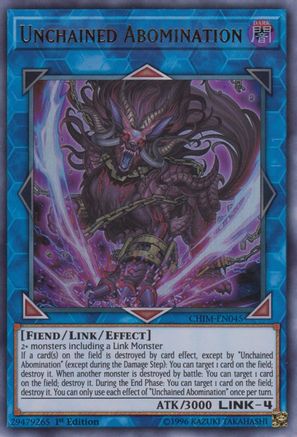 Unchained Abomination (CHIM-EN045) - Chaos Impact Unlimited Chaos Impact Yugioh Single  Squirtle Squad Card Shop.