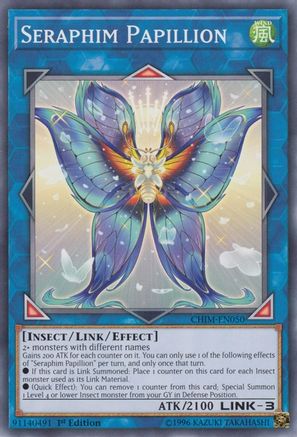 Seraphim Papillion (CHIM-EN050) - Chaos Impact Unlimited Chaos Impact Yugioh Single  Squirtle Squad Card Shop.