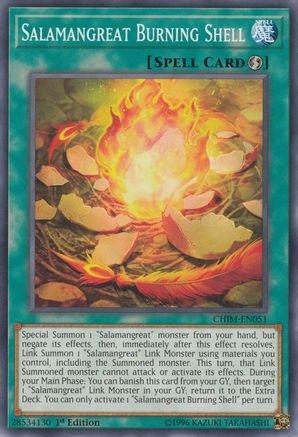 Salamangreat Burning Shell (CHIM-EN051) - Chaos Impact Unlimited Chaos Impact Yugioh Single  Squirtle Squad Card Shop.