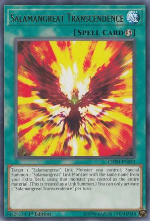 Salamangreat Transcendence (CHIM-EN052) - Chaos Impact Unlimited Chaos Impact Yugioh Single  Squirtle Squad Card Shop.