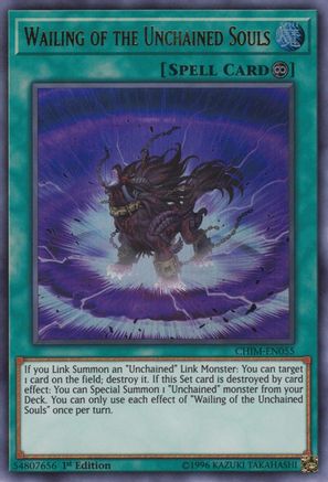 Wailing of the Unchained Souls (CHIM-EN055) - Chaos Impact 1st Edition Chaos Impact Yugioh Single  Squirtle Squad Card Shop.
