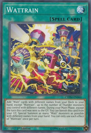 Wattrain (CHIM-EN060) - Chaos Impact 1st Edition Chaos Impact Yugioh Single  Squirtle Squad Card Shop.