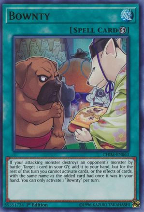 Bownty (CHIM-EN063) - Chaos Impact Unlimited Chaos Impact Yugioh Single  Squirtle Squad Card Shop.