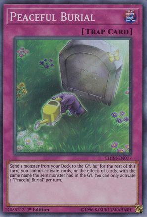 Peaceful Burial (CHIM-EN077) - Chaos Impact 1st Edition Chaos Impact Yugioh Single  Squirtle Squad Card Shop.