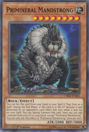 Primineral Mandstrong (CHIM-EN081) - Chaos Impact Unlimited Chaos Impact Yugioh Single  Squirtle Squad Card Shop.