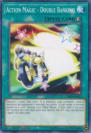 Action Magic - Double Banking (CHIM-EN094) - Chaos Impact 1st Edition Chaos Impact Yugioh Single  Squirtle Squad Card Shop.