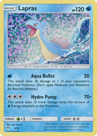 Lapras - 5/12/12  - Holofoil McDonalds Promos 2019 - Promo McDonald's Promos 2019 Pokemon Single  Squirtle Squad Card Shop.