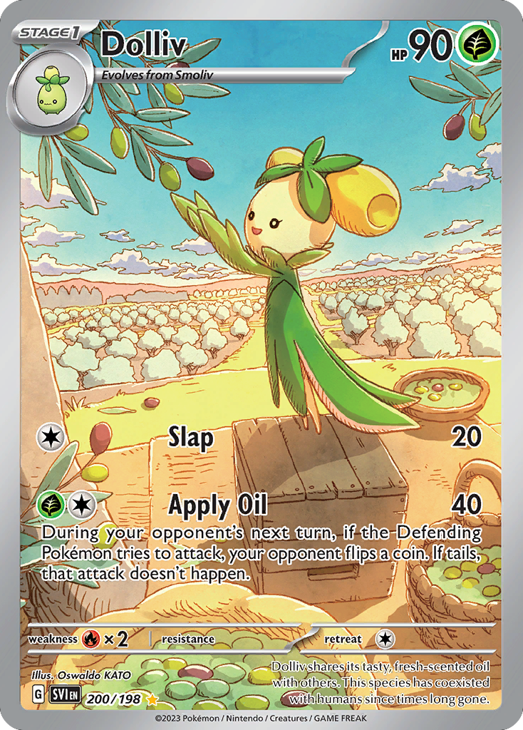 Scarlet & Violet - Base Set - Dolliv 200/198 - clean card image