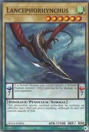 Lancephorhynchus (DEM4-EN004) - Advanced Demo Deck Extra Pack Unlimited Advanced Demo Deck Extra Pack Yugioh Single  Squirtle Squad Card Shop.