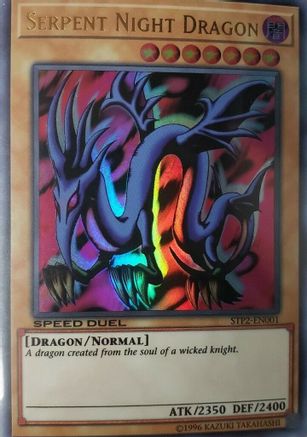 Serpent Night Dragon (STP2-EN001) - Speed Duel: Tournament Pack 2 Unlimited Speed Duel: Tournament Pack 2 Yugioh Single  Squirtle Squad Card Shop.