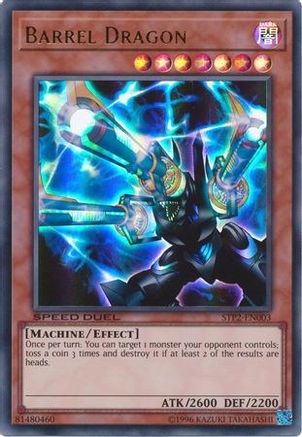 Barrel Dragon (STP2-EN003) - Speed Duel: Tournament Pack 2 Unlimited Speed Duel: Tournament Pack 2 Yugioh Single  Squirtle Squad Card Shop.