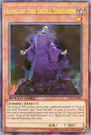 King of the Skull Servants (STP2-EN005) - Speed Duel: Tournament Pack 2 Unlimited Speed Duel: Tournament Pack 2 Yugioh Single  Squirtle Squad Card Shop.