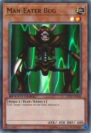 Man-Eater Bug (STP2-EN008) - Speed Duel: Tournament Pack 2 Unlimited Speed Duel: Tournament Pack 2 Yugioh Single  Squirtle Squad Card Shop.