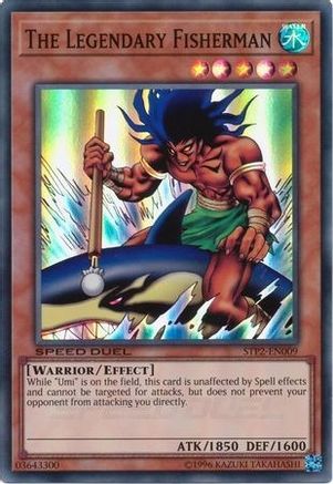 The Legendary Fisherman (STP2-EN009) - Speed Duel: Tournament Pack 2 Unlimited Speed Duel: Tournament Pack 2 Yugioh Single  Squirtle Squad Card Shop.