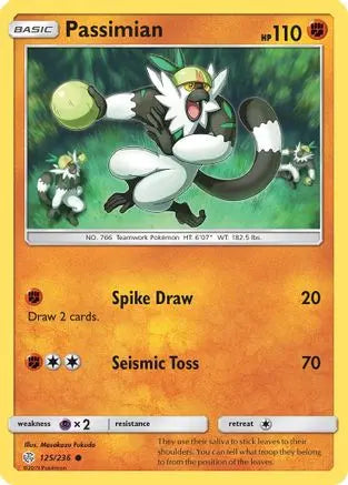 Passimian/236  - Reverse Holofoil SM  Cosmic Eclipse - Common