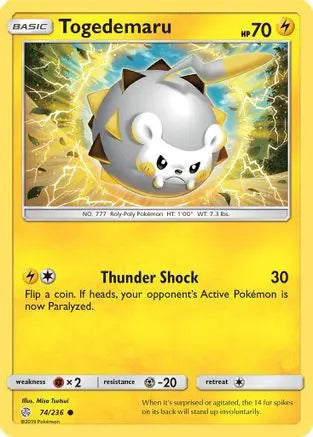 Togedemaru 074/236  SM  Cosmic Eclipse - Common
