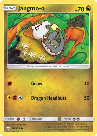 Jangmo 161/236  - Reverse Holofoil SM  Cosmic Eclipse - Common SM - Cosmic Eclipse Pokemon Single  Squirtle Squad Card Shop.