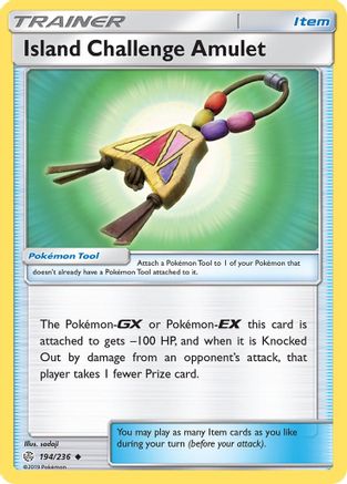 Island Challenge Amulet/236  SM  Cosmic Eclipse - Uncommon SM - Cosmic Eclipse Pokemon Single  Squirtle Squad Card Shop.