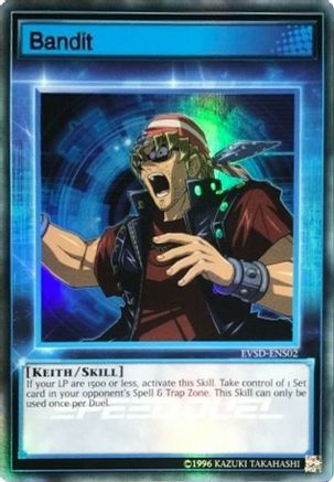 Bandit (EVSD-ENS02) - Event Pack Speed Duel Unlimited Event Pack Speed Duel Yugioh Single  Squirtle Squad Card Shop.