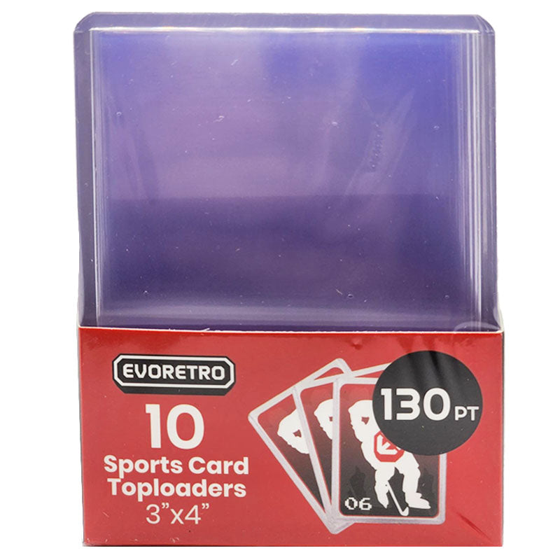 EVORETRO Topload Card Holder 3x4 130pt Pack of 10 EVORETRO Canada Card Protectors  Squirtle Squad Card Shop.