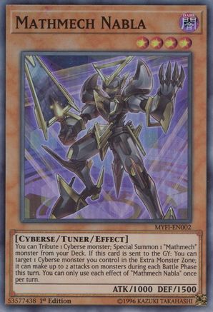 Mathmech Nabla (MYFI-EN002) - Mystic Fighters 1st Edition Mystic Fighters Yugioh Single  Squirtle Squad Card Shop.