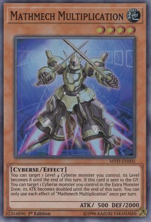 Mathmech Multiplication (MYFI-EN005) - Mystic Fighters 1st Edition Mystic Fighters Yugioh Single  Squirtle Squad Card Shop.