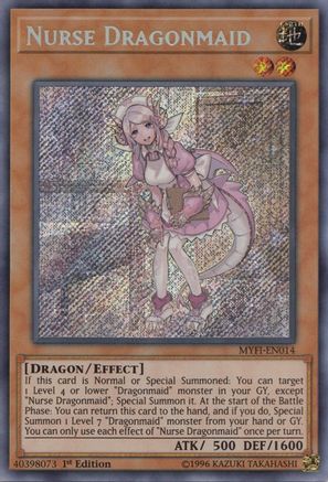 Nurse Dragonmaid (MYFI-EN014) - Mystic Fighters 1st Edition Mystic Fighters Yugioh Single  Squirtle Squad Card Shop.