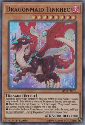 Dragonmaid Tinkhec (MYFI-EN019) - Mystic Fighters 1st Edition Mystic Fighters Yugioh Single  Squirtle Squad Card Shop.