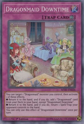 Dragonmaid Downtime (MYFI-EN026) - Mystic Fighters 1st Edition Mystic Fighters Yugioh Single  Squirtle Squad Card Shop.
