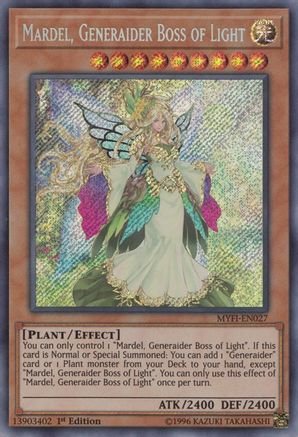 Mardel, Generaider Boss of Light (MYFI-EN027) - Mystic Fighters 1st Edition Mystic Fighters Yugioh Single  Squirtle Squad Card Shop.