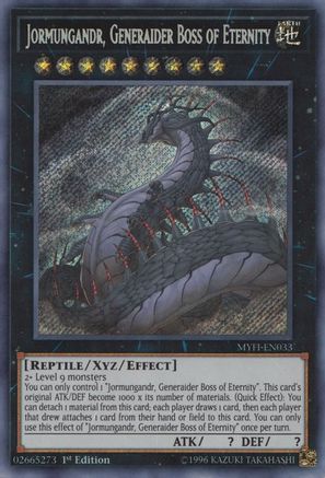 Jormungandr, Generaider Boss of Eternity (MYFI-EN033) - Mystic Fighters 1st Edition Mystic Fighters Yugioh Single  Squirtle Squad Card Shop.