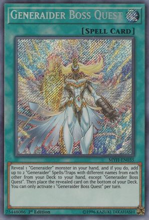 Generaider Boss Quest (MYFI-EN035) - Mystic Fighters 1st Edition Mystic Fighters Yugioh Single  Squirtle Squad Card Shop.