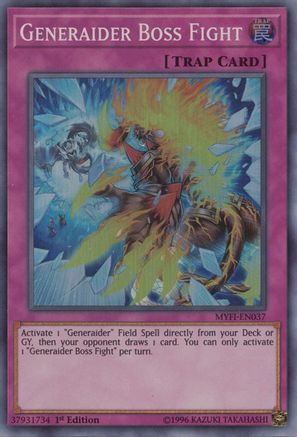Generaider Boss Fight (MYFI-EN037) - Mystic Fighters 1st Edition Mystic Fighters Yugioh Single  Squirtle Squad Card Shop.