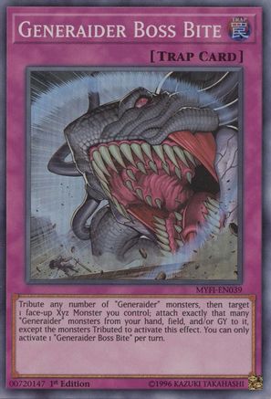 Generaider Boss Bite (MYFI-EN039) - Mystic Fighters 1st Edition Mystic Fighters Yugioh Single  Squirtle Squad Card Shop.