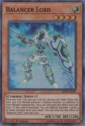 Balancer Lord (MYFI-EN047) - Mystic Fighters 1st Edition Mystic Fighters Yugioh Single  Squirtle Squad Card Shop.