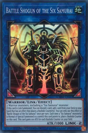 Battle Shogun of the Six Samurai (CHIM-ENSE2) - Chaos Impact Limited Chaos Impact Yugioh Single  Squirtle Squad Card Shop.