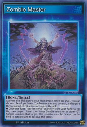 Zombie Master (Skill Card) (SBTK-ENS01) - Speed Duel: Trials of the Kingdom 1st Edition Speed Duel: Trials of the Kingdom Yugioh Single  Squirtle Squad Card Shop.