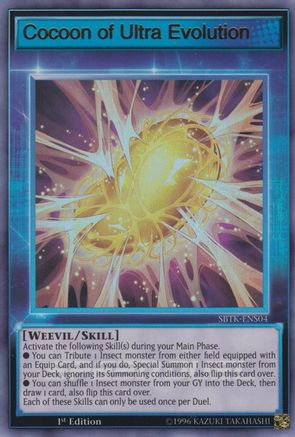 Cocoon of Ultra Evolution (Skill Card) (SBTK-ENS04) - Speed Duel: Trials of the Kingdom 1st Edition Speed Duel: Trials of the Kingdom Yugioh Single  Squirtle Squad Card Shop.