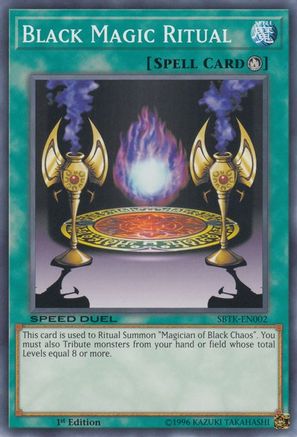 Black Magic Ritual (SBTK-EN002) - Speed Duel: Trials of the Kingdom 1st Edition Speed Duel: Trials of the Kingdom Yugioh Single  Squirtle Squad Card Shop.