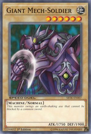 Giant Mech-Soldier (SBTK-EN007) - Speed Duel: Trials of the Kingdom 1st Edition Speed Duel: Trials of the Kingdom Yugioh Single  Squirtle Squad Card Shop.